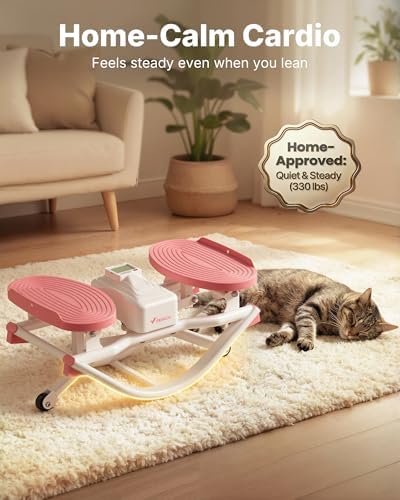Merach Rocking Steppers for Exercise at Home, 3D Motion Stair Stepper
