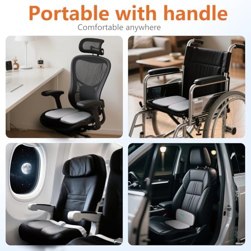 Sojoy 3 in 1 Gel Seat Cushion (Darkgray)