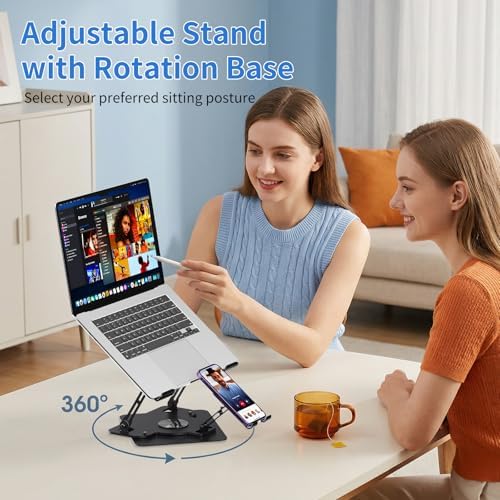 Laptop Cooling Pad with Detachable Fan & Cooler Cooling Laptop Stand Black