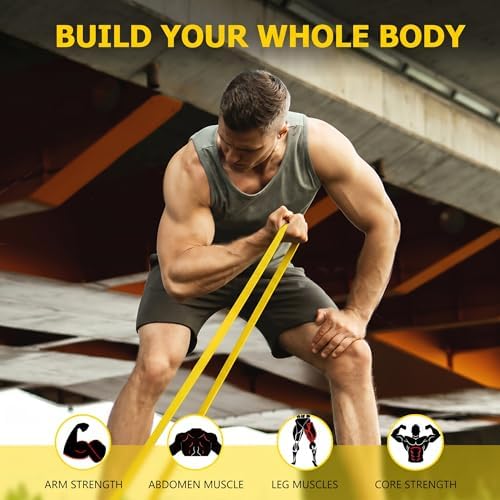 Pull Up Bands, Resistance Bands, Pull Up Assistance Band Exercise Bands for Men & Women Working Out, Body Stretching, Physical Therapy, Muscle Training