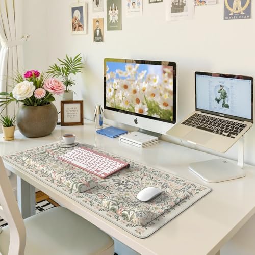 iLeadon Desk Protector Mat, Ergonomic Wrist Pad for Keyboard and Mouse