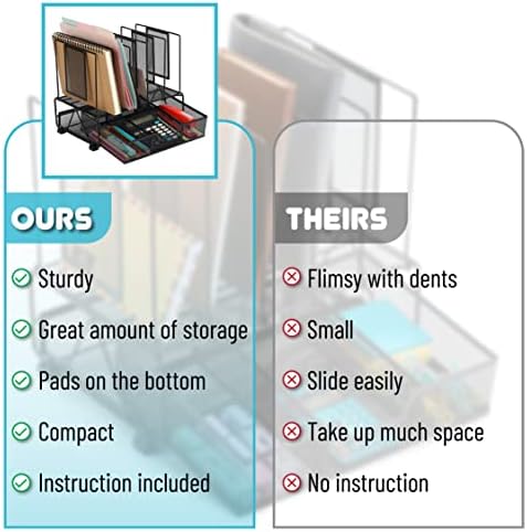 Mr. Pen- Mesh Desk Organizer with Drawer