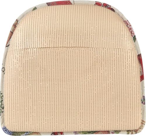 Klear Vu Raindrop The Gripper Non Slip Chair Cushions, Soft & Comfortable Seat Pad, Sitting Pillow for Kitchen, Dining or Office, 2 Count (Pack of 1), Garden Gala