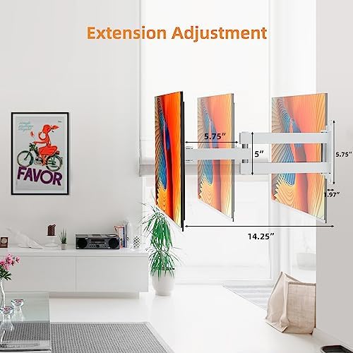 TV Wall Mount, Bracket for Most 13-32 inch LED, LCD Monitor and Plasma TVs, Max VESA 100x100mm by XINLEI, White (MA1330W)