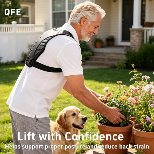 Posture Corrector for Women and Men Upper Back Brace Support Straightener Adjustable Mid Scoliosis Lower Pain Comfortable Relief Hunchback Slouching Kyphosis Invisible Under Fully Black L/XL