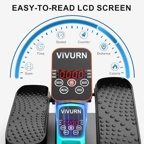 Under Desk Elliptical Leg Exerciser While Sitting for Seniors