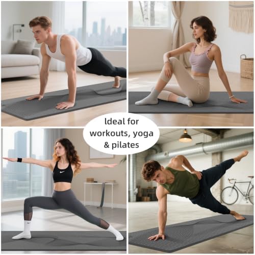ILILI Exercise Mat 72''x25''×0.3''(8MM)