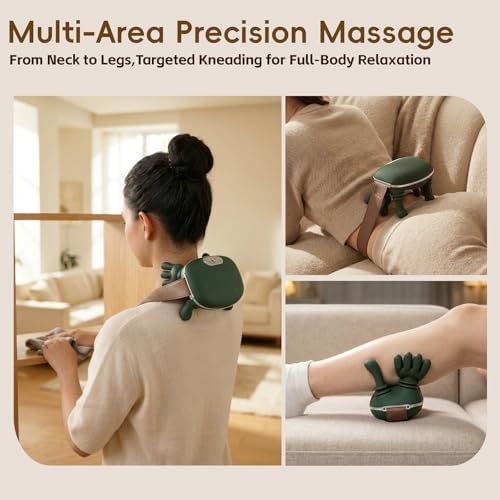 Neck Massager with Heat, Relieves Muscle Stiffness & Fatigue