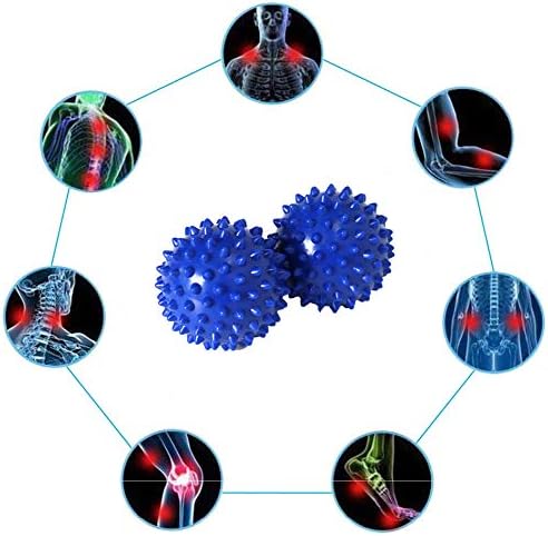 Wobble Cushion, Balance Disc, Wiggle Seat, Balance Pads for Physical Therapy, Stability Disc, Wobble Board for Dogs, Office, Sensory Kids, Classroom with Spiky Massage Ball