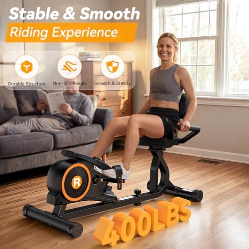 Recumbent Exercise Bike with Magnetic Resistance for Home