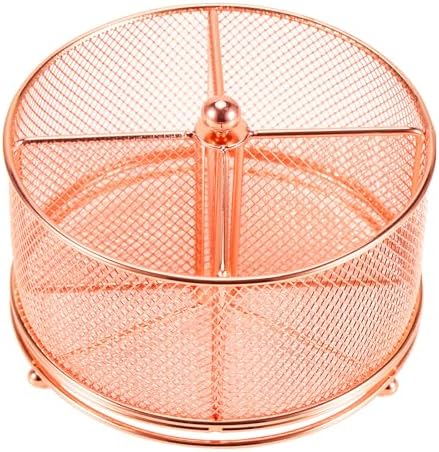 Pen Holder for Desk,360° Rotating Mesh Desk Organizer