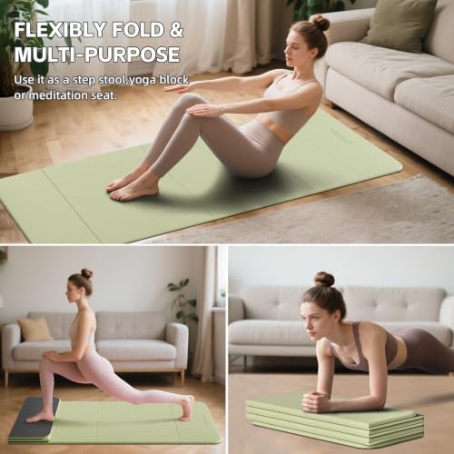 7-Fold Yoga Mat 70"x24" - 1/2 Inch Thick