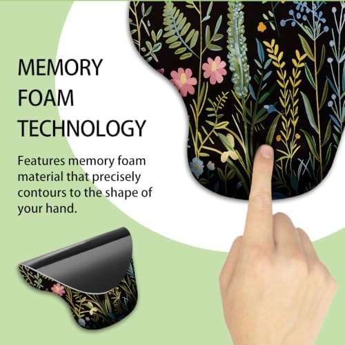 iRudyard 2Pcs Rubber Coasters Mouse Pad Wrist Support Washable Anti Slip
