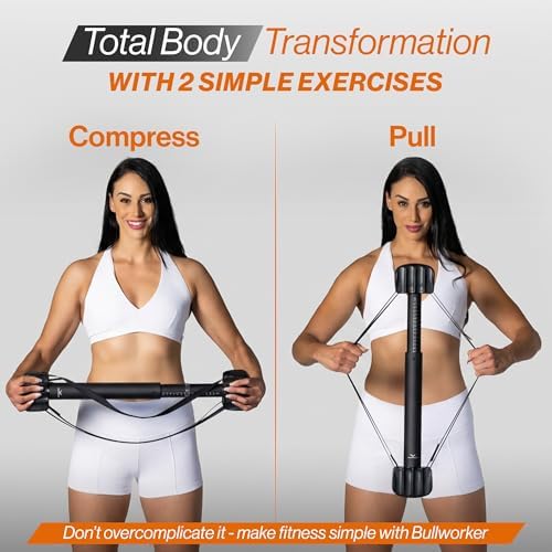 Bullworker X5 Pro 28" Isometric Exercise Equipment, Portable Gym Trainer
