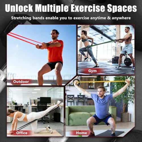 5-Level Resistance Bands for Working Out, Pull Up Assistance Bands
