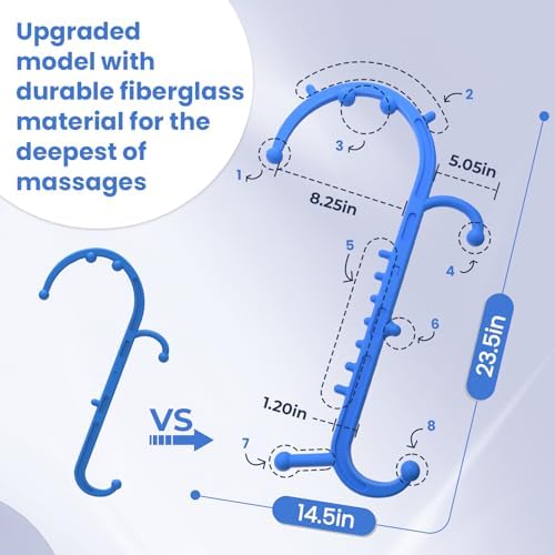 Ranarose Deep Tissue Back & Neck Massager for Body Muscle Pain Relief