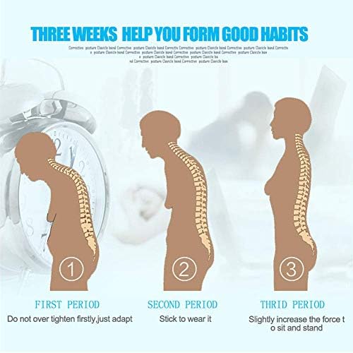 Posture Support Back Brace, Posture Corrector for Men Women, Adjustable Upper Back Straightener Humpback Correction Belt Back Pain Relief Improve Thoracic Kyphosis for Lower and Upper Back (XXL)