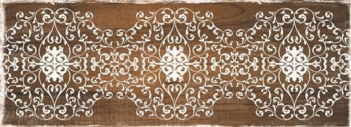 J&V TEXTILES Kitchen Mat Cushioned Anti Fatigue Floor Mat,19.6"x55", Thick Non Slip Waterproof Kitchen Rugs and Mats, Standing Mat for Kitchen,Floor,Home,Office,Desk,Sink,Laundry (Scroll)