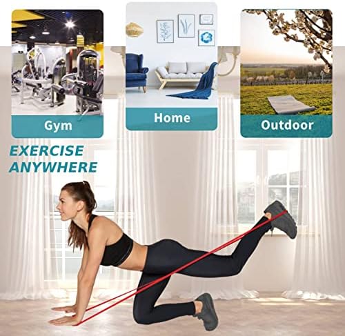 Alllvocles Resistance Band, Pull Up Bands, Pull Up Assistance Bands, Workout Bands, Exercise Bands, Resistance Bands Set for Legs, Working Out, Muscle Training, Physical Therapy, Shape Body, Men Women