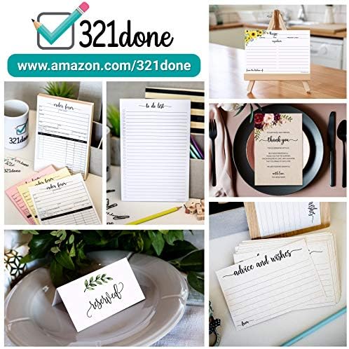 321Done Weekly Planner Notepad, Jumbo 11x17 Desk Pad, 50 Sheets, All 7 Days