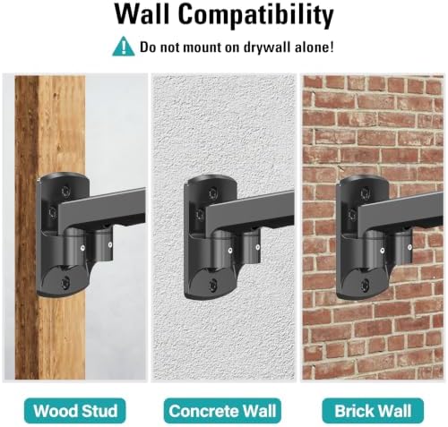 Dual Monitor Wall Mount for 13-32" Computer Screens