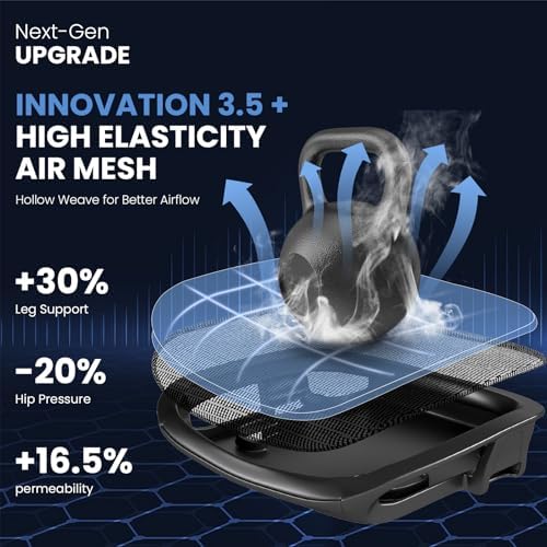 MOJAY Ergonomic Office Chair with Footrest and Lumbar Support