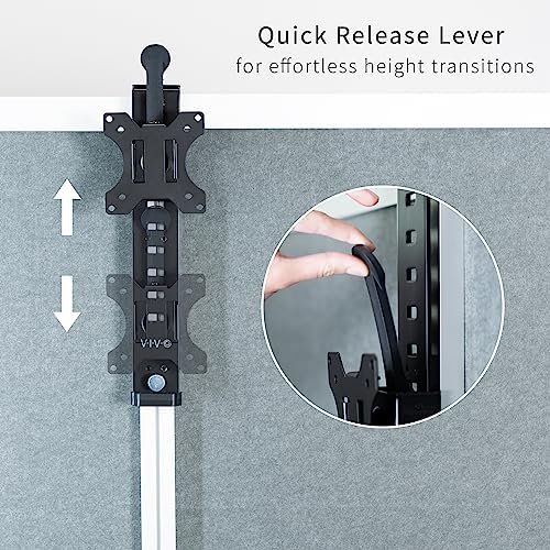 VIVO Black Cubicle VESA Monitor Mount for 17-32 in Screens, Mount-CUB1