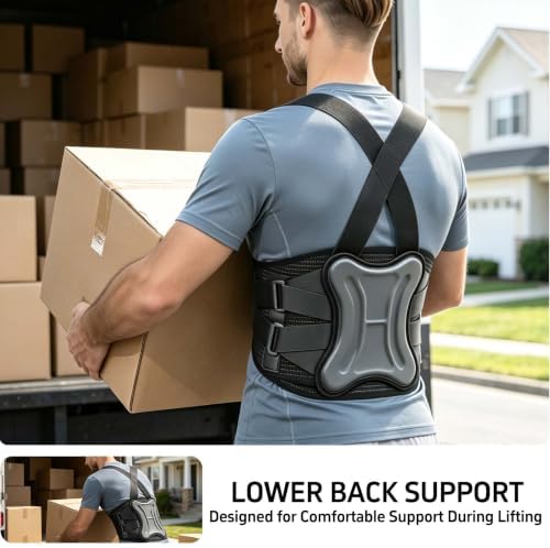 Work Back Brace for Men and Women Posture Corrector Lower Back Support