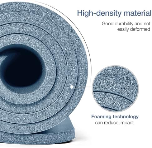Gruper Yoga Mat Non Slip, 10/15mm Thick NBR Extra Thick Yoga Mat