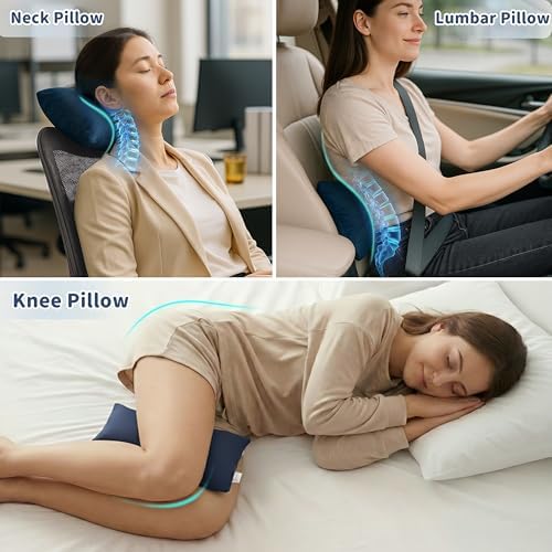 Pro Goleem Small Pillow, 11"x7"x2.5"(Navy Blue)