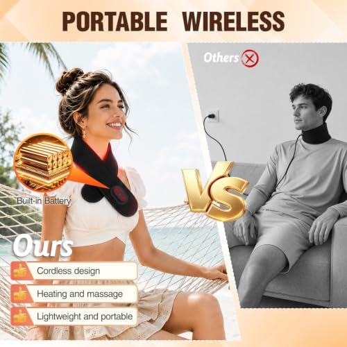 Heating Pad Wrap for Neck Cordless Heated