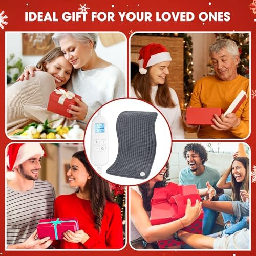FluffyWarmth Electric Heating Pad for Back, Extra Large 17"x33", Ultra Soft