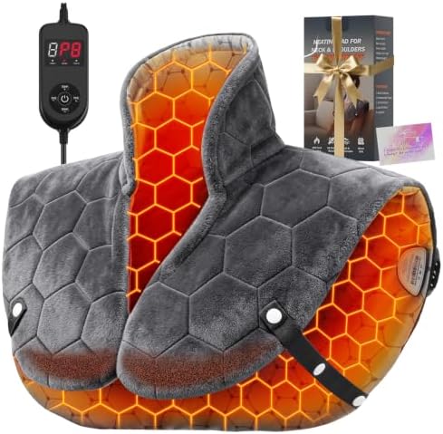 2X Graphene-Infused Heating Pad for Neck and Shoulders and Back