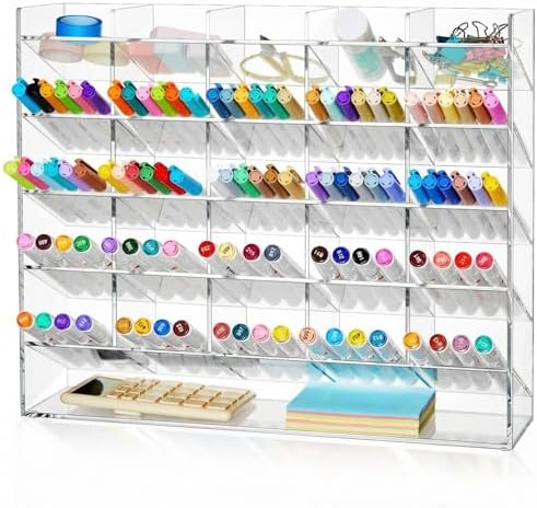 MotiMind Acrylic Pen and Marker Organizer for 300 Markers