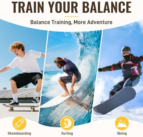 Balance Board for Adults and Kids, Standing Desk Balance Board for Training