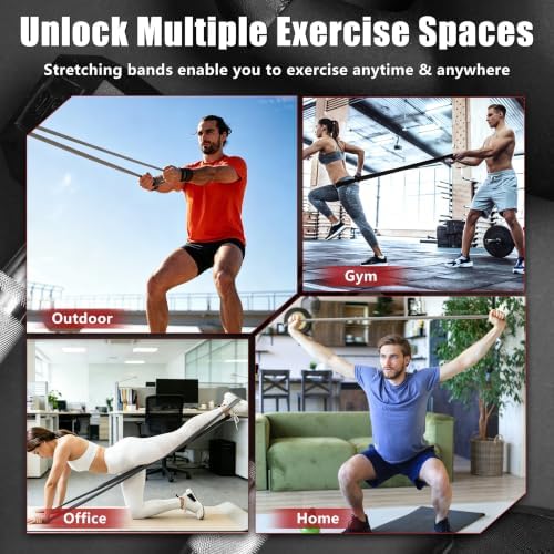 5-Level Resistance Bands for Working Out, Pull Up Assistance Bands