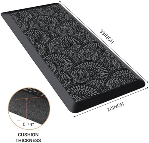 Mattitude 4/5 Inch Kitchen Mat, Waterproof Non-Slip Standing Mats and Rugs