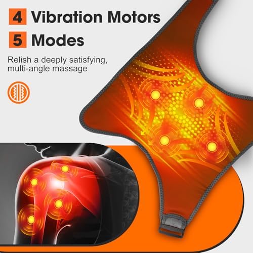 BAISEMAIN Shoulder Heating Pad with Massage Shoulder Massager
