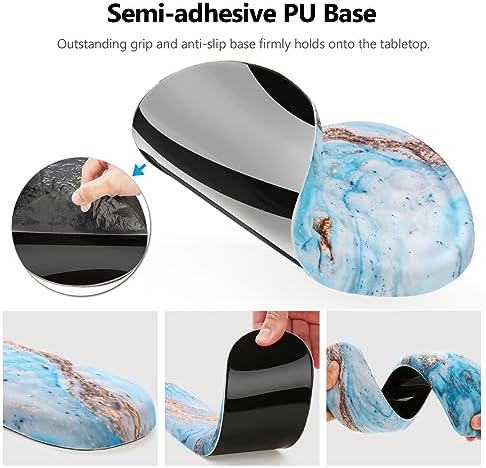 Ergonomic Mouse Pad with Wrist Support and Keyboard Wrist Rest Set