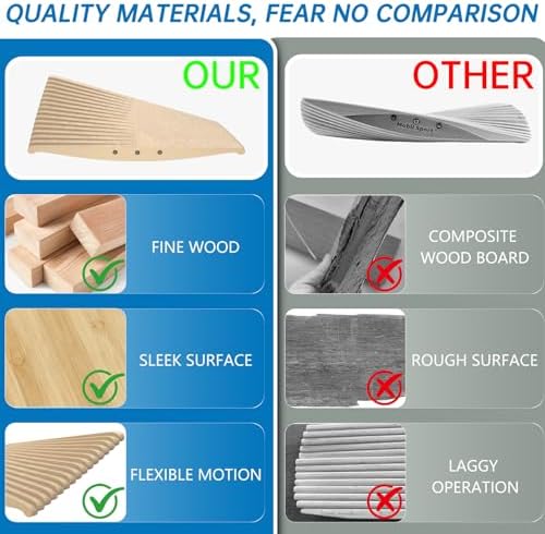 Wood Balance Board for Standing Desk - 360° Wobble Board for Anti-Fatigue & Core Strength Training - Anti-Slip Rocker for Surf, Skate & Ski Simulation, Supports 330lbs