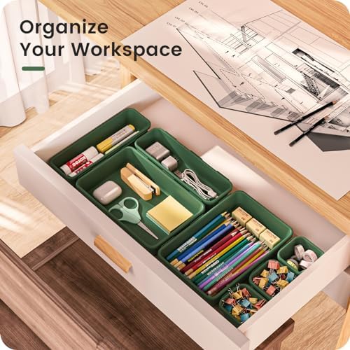 A-LuGei 【𝟓 𝐒𝐈𝐙𝐄 Tool Box Organizer Tray Divider Set Drawer Organizer