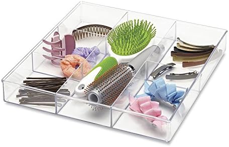 Whitmor 6-Section Clear Drawer Organizer