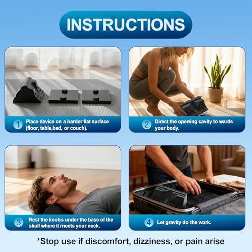 Occipital Release Tool for Neck, TMJ Relief & Cervical Traction Device