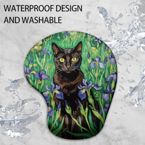 iRudyard 2Pcs Rubber Coasters Mouse Pad Wrist Support Pu Anti Scratch Scald
