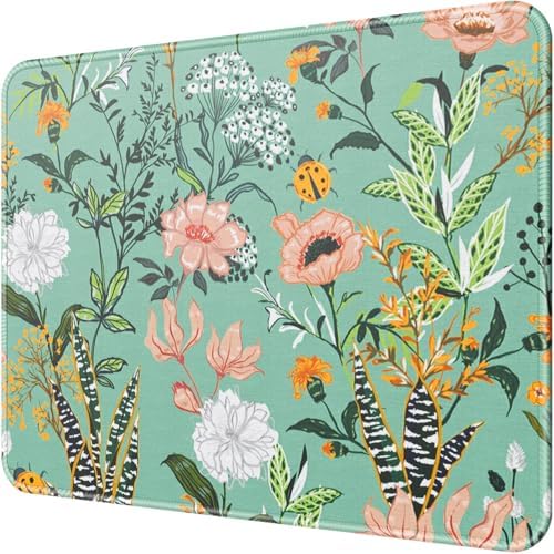 MROCO Essential Office & Gaming Mouse Pad, 8.5 x 11 Inch, Garden Whispers