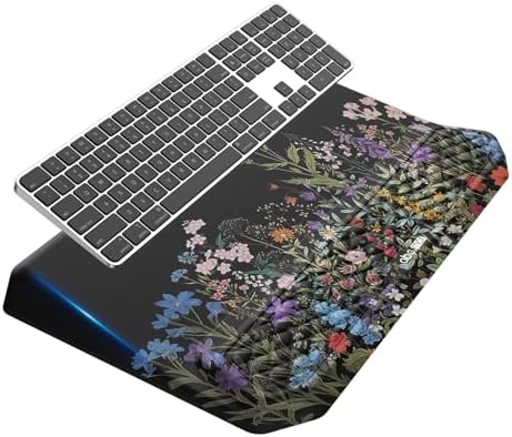 2-in-1 Ergonomic Keyboard Stand with Wrist Rest, Flower