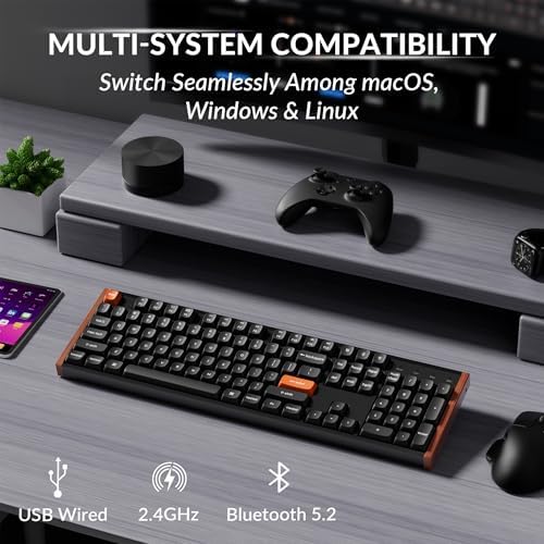 Keychron K10 HE Full-Size Hall Effect Keyboard Wireless, Rapid Trigger