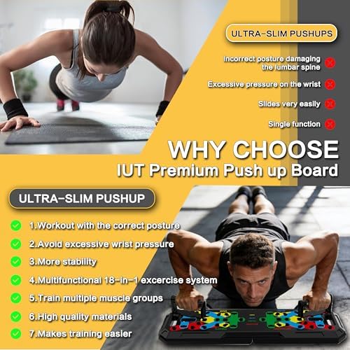Push Up Board,Foldable Pushup Board for Man,Portable 30 in 1 Push Up Bar