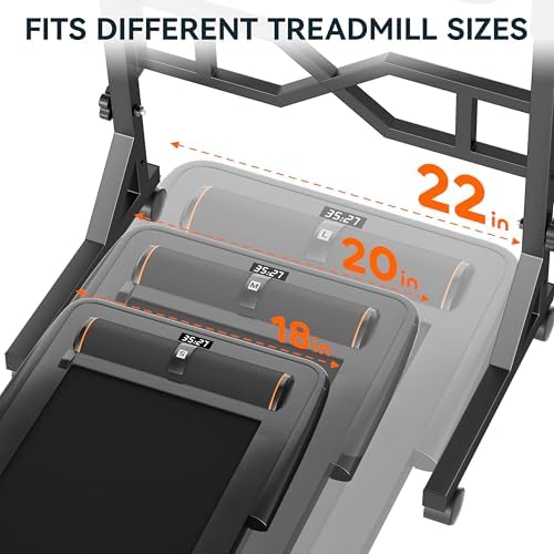 Oransail Small Standing Desk with Wheels, 29.5-45.3 Inch Adjustable Height