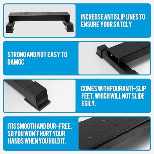 Steel Calf Raise Block, Heavy-Duty Stretch Platform, Leg Workout Equipment